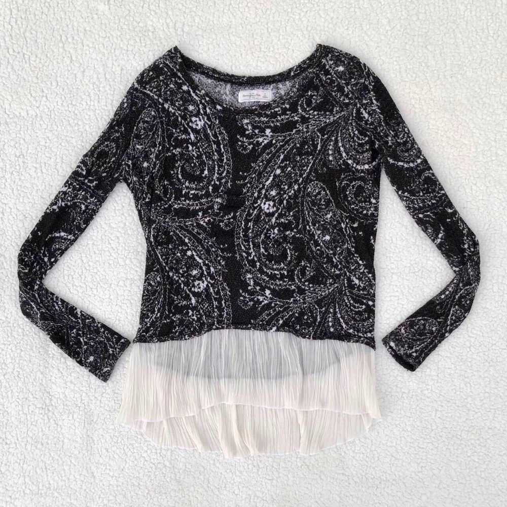 Abercrombie paisley blouse